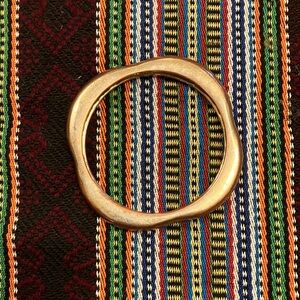 Chic Gold Bangle Bracelet now copper color